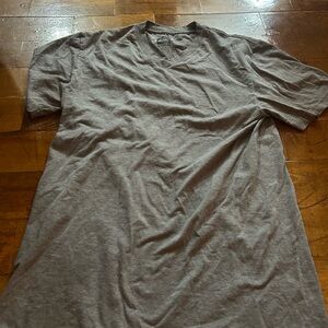 Quiksilver Charcoal V-Neck T-Shirt